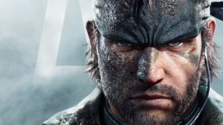 Key art showing the iconic Solid Snake character from Metal Gear Solid 3: Snake Eater. He's younger, fuller of face and grizzled.